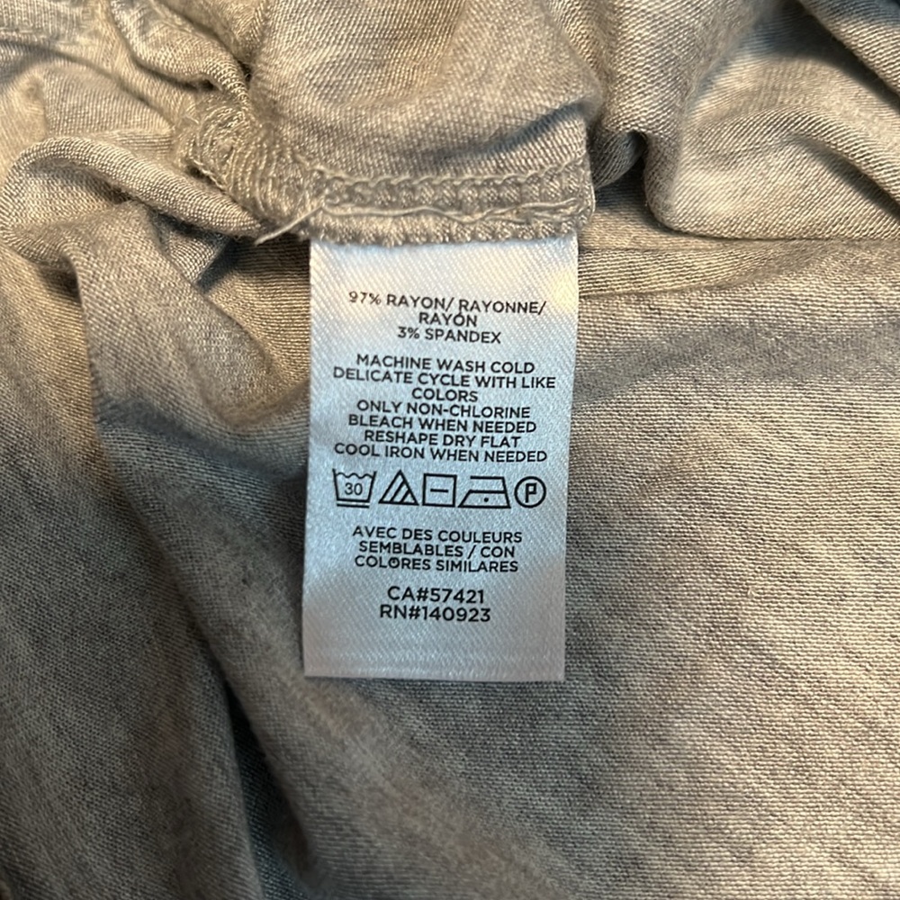 LOFT long sleeved tee, grey, size L NWT! - Picture 6 of 6